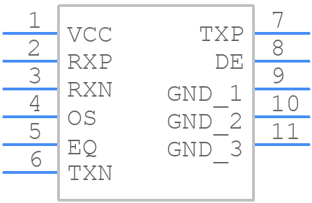 TUSB501TDRFRQ1 - Texas Instruments - PCB symbol