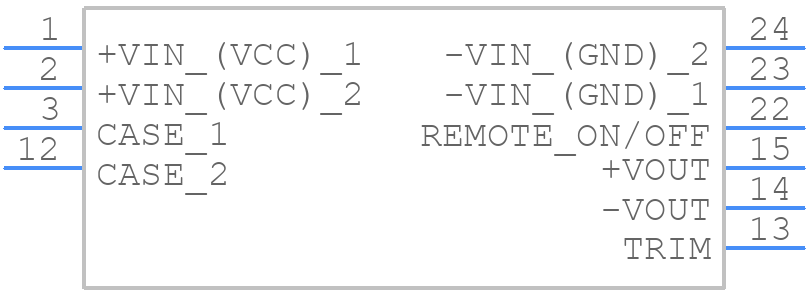 TVN5-2411WI - Traco Power - PCB symbol