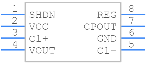 LTC1551LCMS8#TRPBF - Analog Devices - PCB symbol