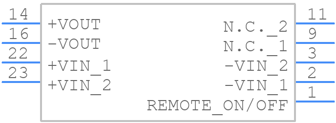 SCW20A-05 - Mean Well - PCB symbol