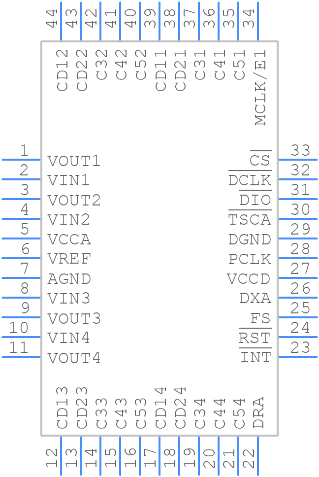 AM79Q021VC - AMD - PCB symbol