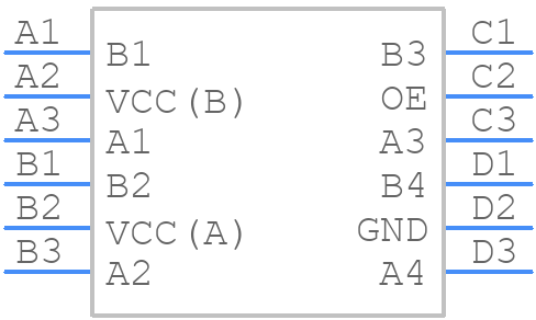 NXS0104UMZ - Nexperia - PCB symbol