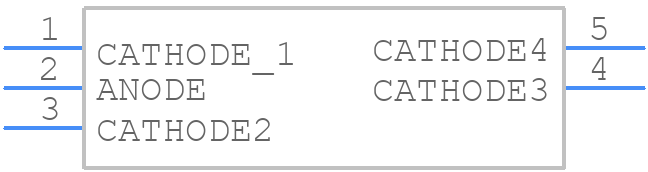 DF5A5.6FU - Toshiba - PCB symbol