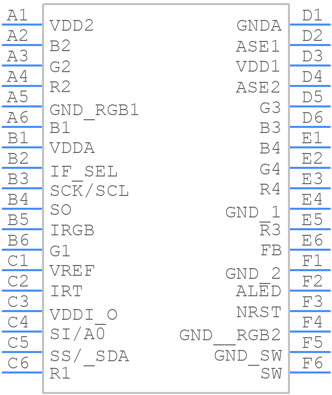 LP55281TLX/NOPB - Texas Instruments - PCB symbol