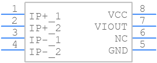 ACS70331EOLCTR-2P5U3 - Allegro Microsystems - PCB symbol