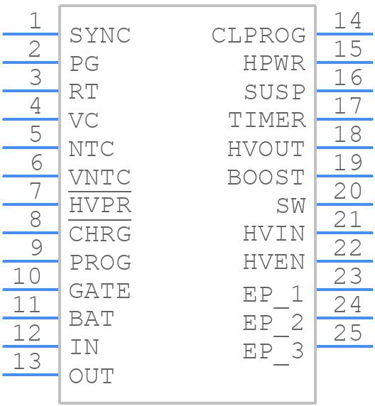 LTC4090EDJC-3#PBF - Analog Devices - PCB symbol