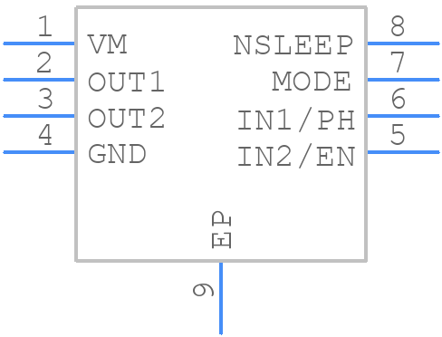 DRV8220DSGR - Texas Instruments - PCB symbol