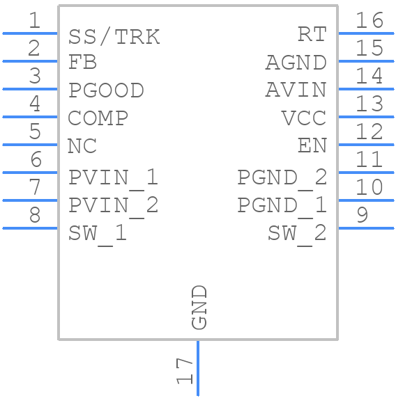 LM20143QMHE/NOPB - Texas Instruments - PCB symbol