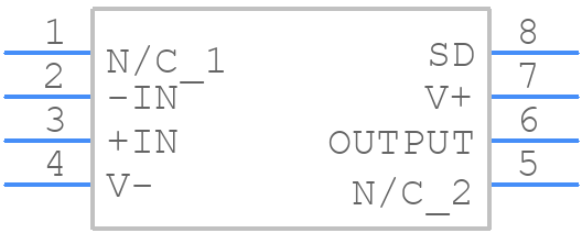 LMH6647MAX/NOPB - Texas Instruments - PCB symbol