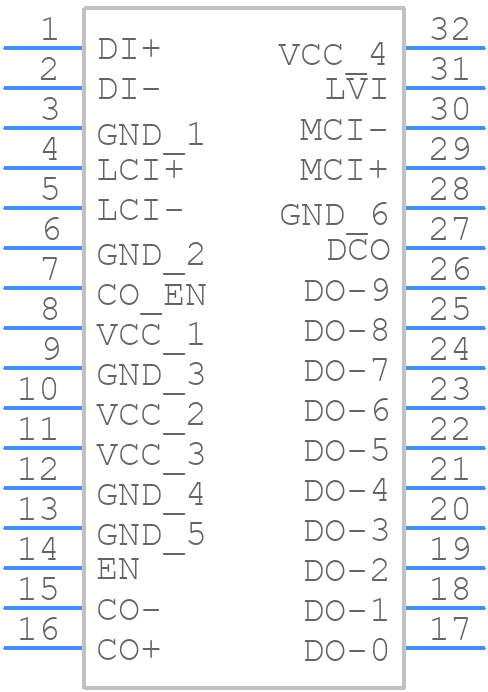 SN65LVDS152DAR - Texas Instruments - PCB symbol