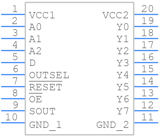 SN74LV8153PWR-P - Texas Instruments - PCB symbol
