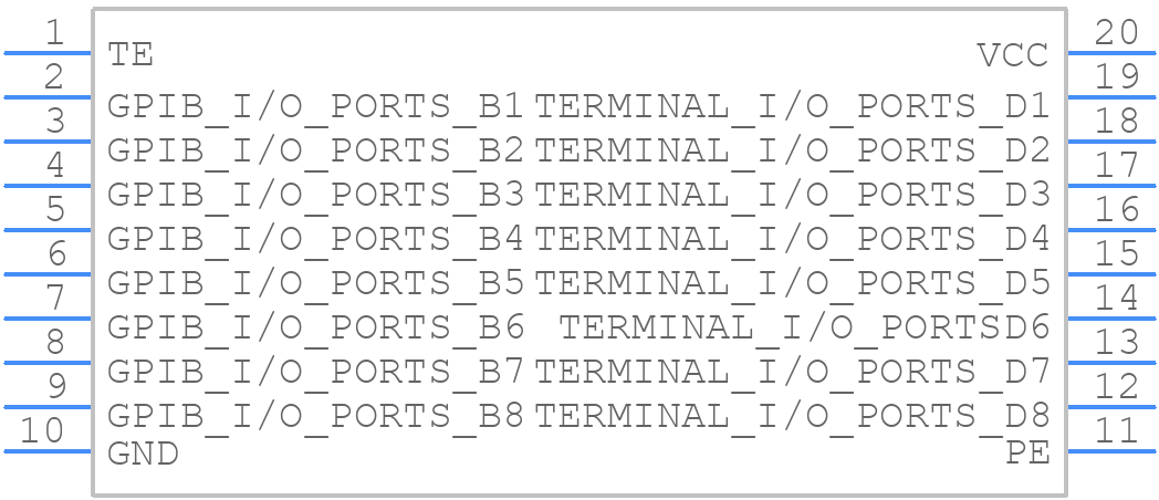 SN75160BN-NG - Texas Instruments - PCB symbol