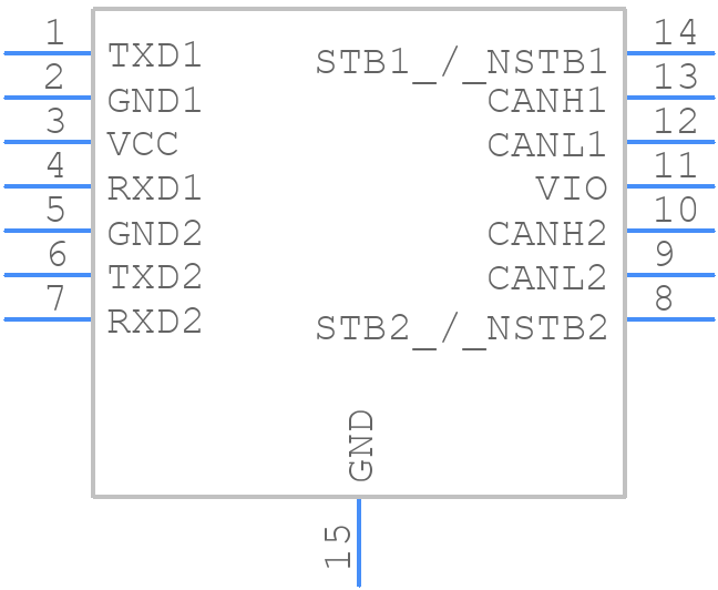 TCAN1048AVDMTRQ1 - Texas Instruments - PCB symbol
