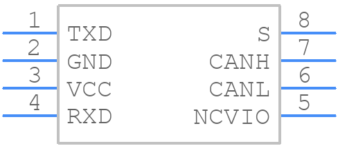 TCAN1057AVDRQ1 - Texas Instruments - PCB symbol