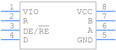 THVD1439VDR - Texas Instruments - PCB symbol