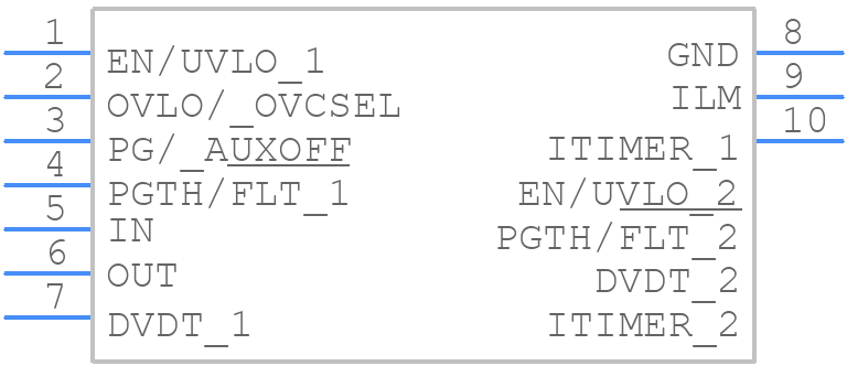 TPS259474LRPWR - Texas Instruments - PCB symbol