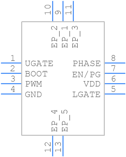 TPS28225TDRBRQ1 - Texas Instruments - PCB symbol
