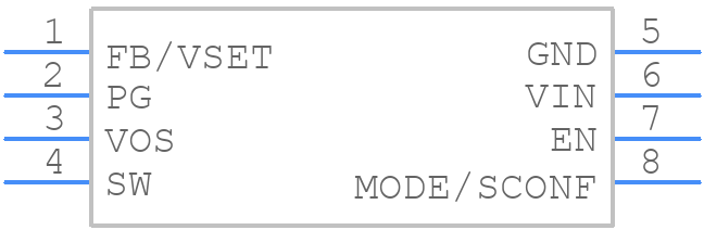 TPS629210QDRLRQ1 - Texas Instruments - PCB symbol