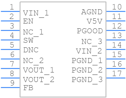 TPSM5601R5SRDAR - Texas Instruments - PCB symbol