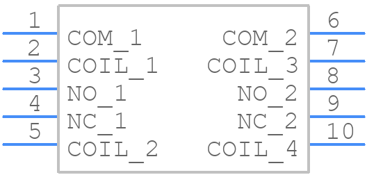 G8NW-2H12VDC - OMRON Electronics - PCB symbol