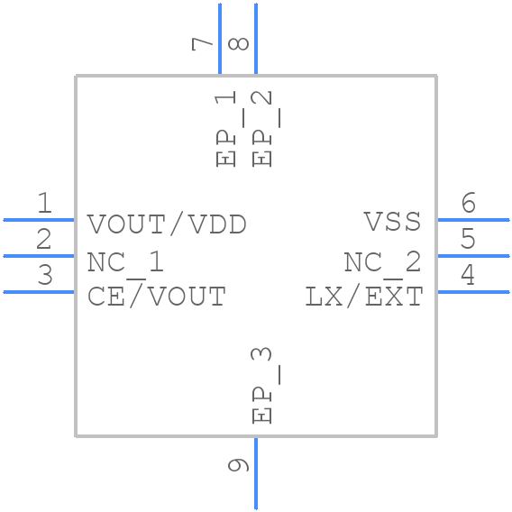 XC9110C321ER-G - Torex - PCB symbol