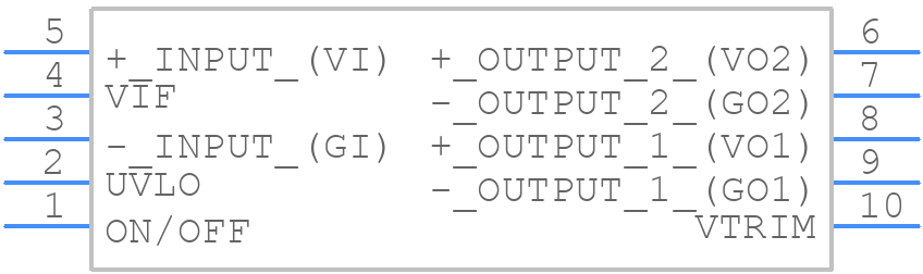 MGDDI-06-R-C - Gaia Converter - PCB symbol