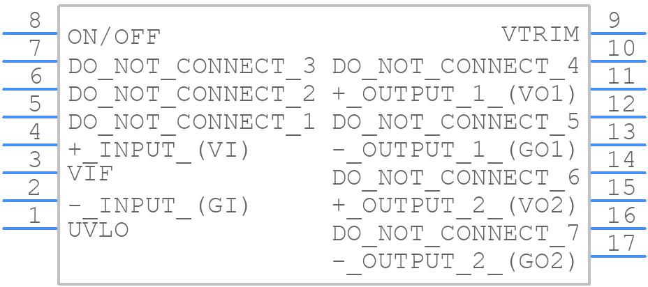 MGDDI-60-R-C - Gaia Converter - PCB symbol