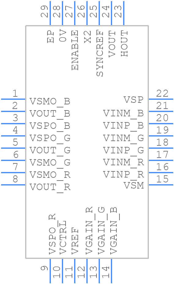 ISL59910IRZ-T7 - Renesas Electronics - PCB symbol