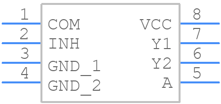 SN74LVC2G53DCUTG4 - Texas Instruments - PCB symbol