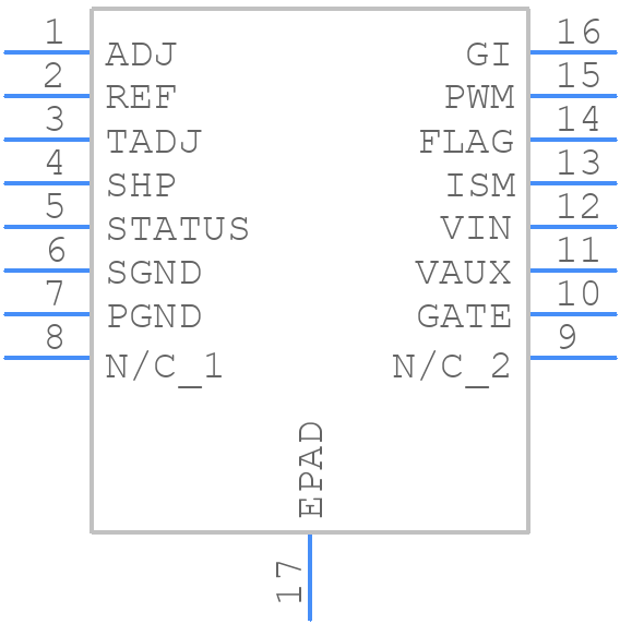 ZXLD1370QESTTC - Diodes Incorporated - PCB symbol