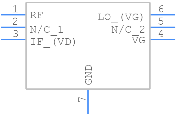 MAMX-011066 - MACOM - PCB symbol
