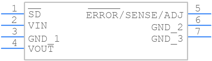 LP3963ESX-3.3/NOPB - Texas Instruments - PCB symbol