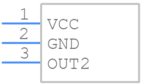 DRV5032FDLPGM - Texas Instruments - PCB symbol