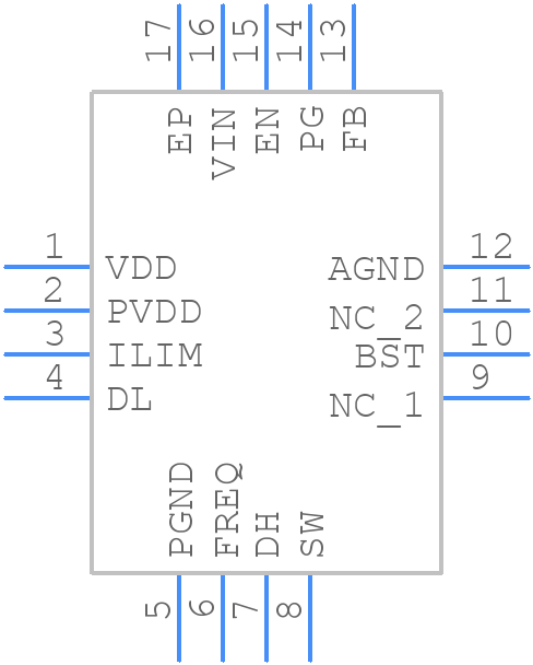 MIC2103YML-TR - Microchip - PCB symbol