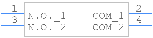 USLPT2616CT2TR - TE Connectivity - PCB symbol