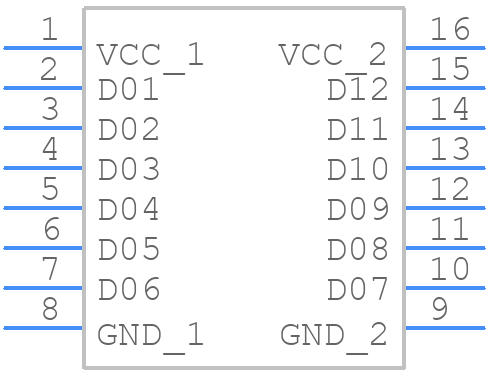 SN74S1051DG4 - Texas Instruments - PCB symbol