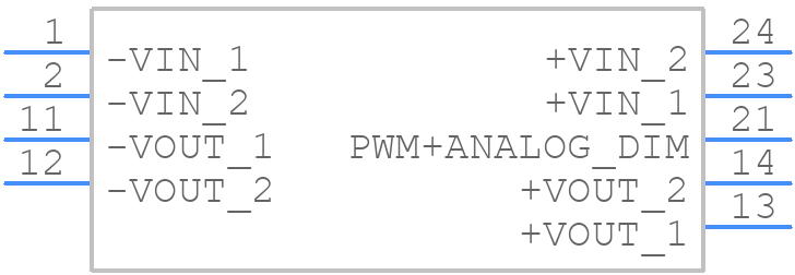 LDD-1200L - Mean Well - PCB symbol