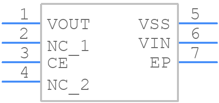 XC6701B992ER-G - Torex - PCB symbol