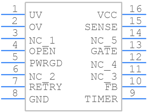LT4254CGN#PBF - Analog Devices - PCB symbol