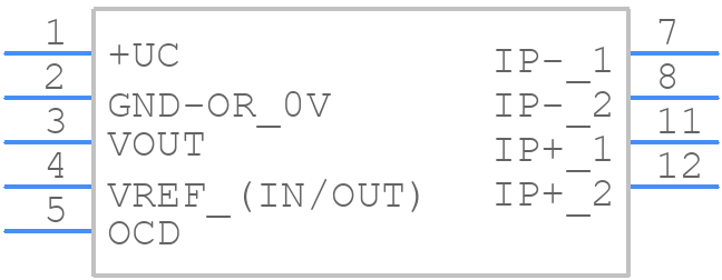 HO 100-P-0100 - LEM - PCB symbol