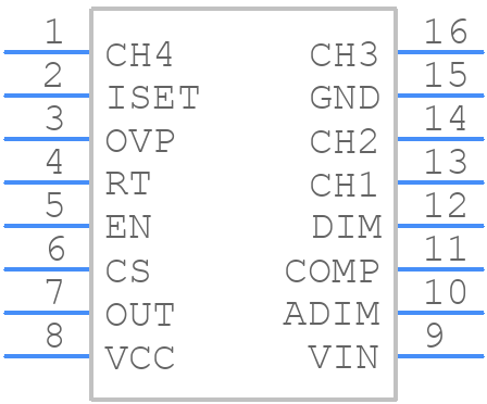 AL3065AS16-13 - Diodes Incorporated - PCB symbol