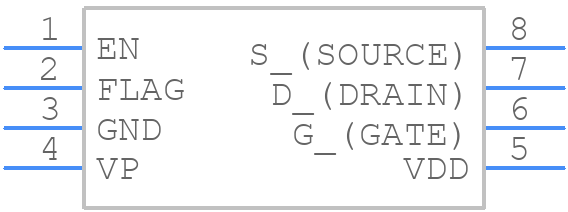 MIC5156-5.0BM - Microchip - PCB symbol