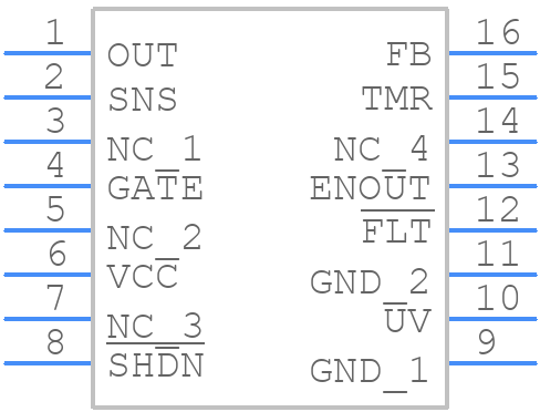 LT4363HS-1#TRPBF - Analog Devices - PCB symbol
