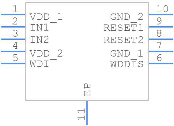 MAX20478BATBA/VY+ - Analog Devices - PCB symbol