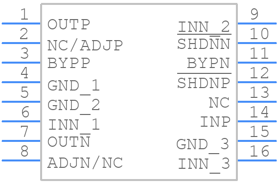 LT3032EDE-3.3#PBF - Analog Devices - PCB symbol