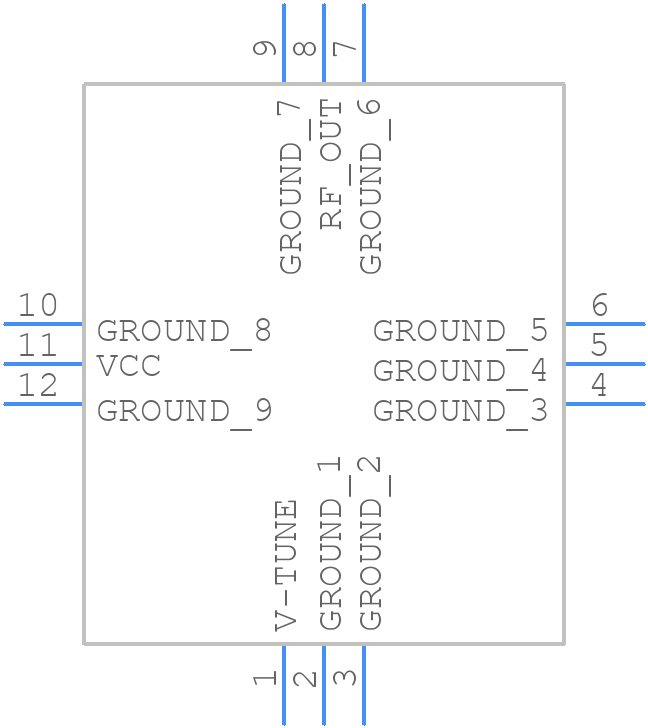 SOS-1225-119+ - Mini-Circuits - PCB symbol
