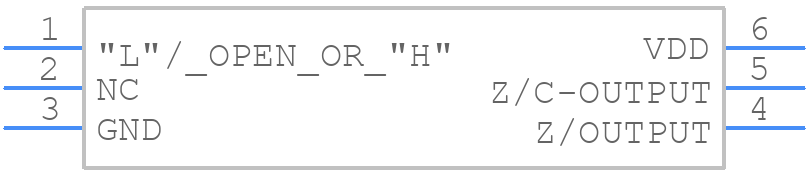 ECX2-LMV-3CM-156.250-TR - ECS - PCB symbol