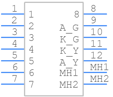 RJLD-043TC1 - Taimag - PCB symbol