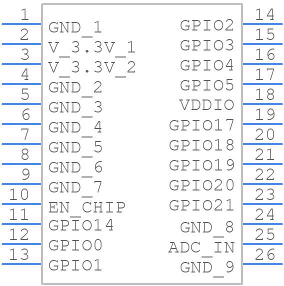 INP1011-A2-ITP - InnoPhase - PCB symbol