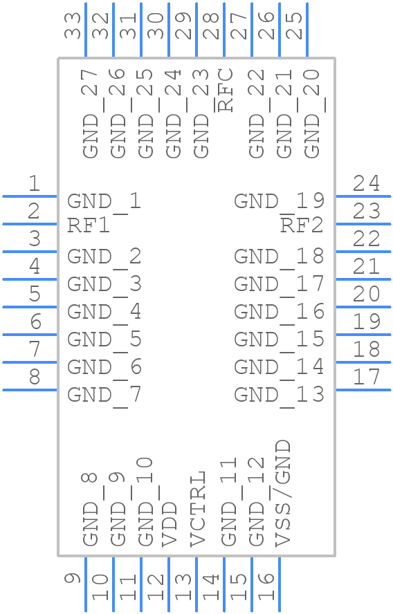 QPC3025SR - Qorvo - PCB symbol